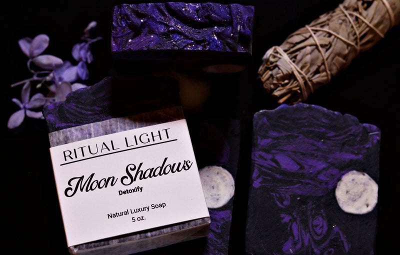 MOON SHADOWS DETOXIFYING SOAP, 5oz - Ritual Light